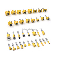 Outils de coupe pour le travail du bois TUOKE TK1108, revêtement en étain, pour fraises à profilés de portes et fenêtres en carbure