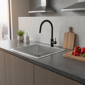 [CALMFORTE] CALMFORTE 550 PREMIUM HAND MADE SINK Using 1.2T Embo Steel with Anti <b>Scratch</b> Surface and Strong Sound Padding - Product Image 3