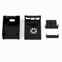Casing Aluminium Die Casting Kustom dengan Kipas Pendingin untuk Peralatan Elektronik dan Kotak Kontrol