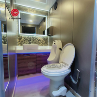 Toilettes portables de luxe écologiques personnalisables, cabine de toilettes mobile, remorque de toilettes, toilettes portables, remorque de toilettes
