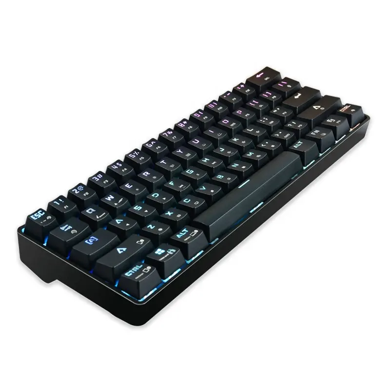 two-color injection molding Blue-tooth plus wired Gaming mechanical keyboard
