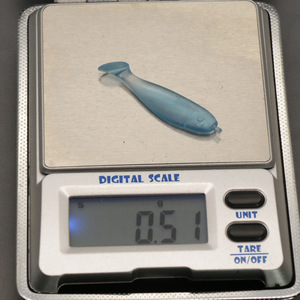 Señuelo Suave en Forma de Pez de 2.5cm, Cebo de Silicona para Pesca de Lubina, Uso en Agua Dulce y Salada, Color Pez Azul Pequeño - Product Image 3