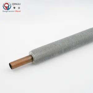 Manufacturer direct selling copper aluminum finned tube copper tube wound aluminum fin heat exchanger