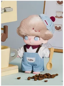 PO <span class=keywords><strong>P</strong></span> Mtra <span class=keywords><strong>POP</strong></span> MART Original Crush sur Café Série Vinyle En Peluche Mignon Dessin Animé Anime Boîte Aveugle Poupée Jouet Cadeau LABUUB - Product Image 6