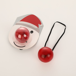 Décoration de fête de Noël et d'Halloween, nez de clown lumineux LED coloré, 4 ampoules LED en forme d'oignon, pour adultes, événements festifs - Product Image 4