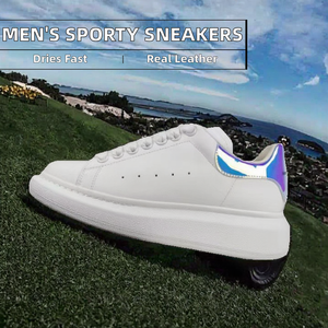 Zapatillas Deportivas Casuales Personalizadas para Hombre, de Corte Bajo, Unisex, con Forro de Cuero Genuino, Transpirables, Proveedor Principal OEM, Tallas Grandes - Product Image 2