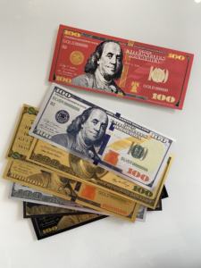 防水金属両面米国金箔 $100 1000000コレクションプロモーションギフト - Product Image 6