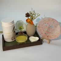 Masque facial en poudre cristalline à base de plantes, enrichi en vitamine C, hydratant, blanchissant et anti-âge, de qualité supérieure, bio et naturel, pour le visage et le nez