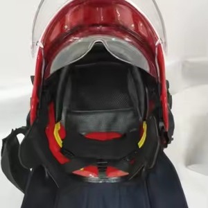 Firefighting Helmet Fiberglass Durable For Class A And Class B <b>Fires</b> - Product Image 4