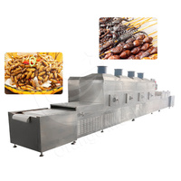 Séchoir à micro-ondes industriel à tunnel et stérilisateur pour pistaches, noix, amandes et épices