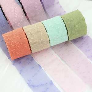 Nouvel arrivage : Ruban en maille suisse ajouré de 3,8 cm pour bordure de voile de mariée et de voile facial, 10 yards/rouleau - Product Image 1