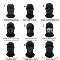 Casque de moto d'hiver chaud pour homme JW-166, équipement de protection pour la tête pour la conduite en extérieur, bonnet de ski coupe-vent et anti-froid en polyester