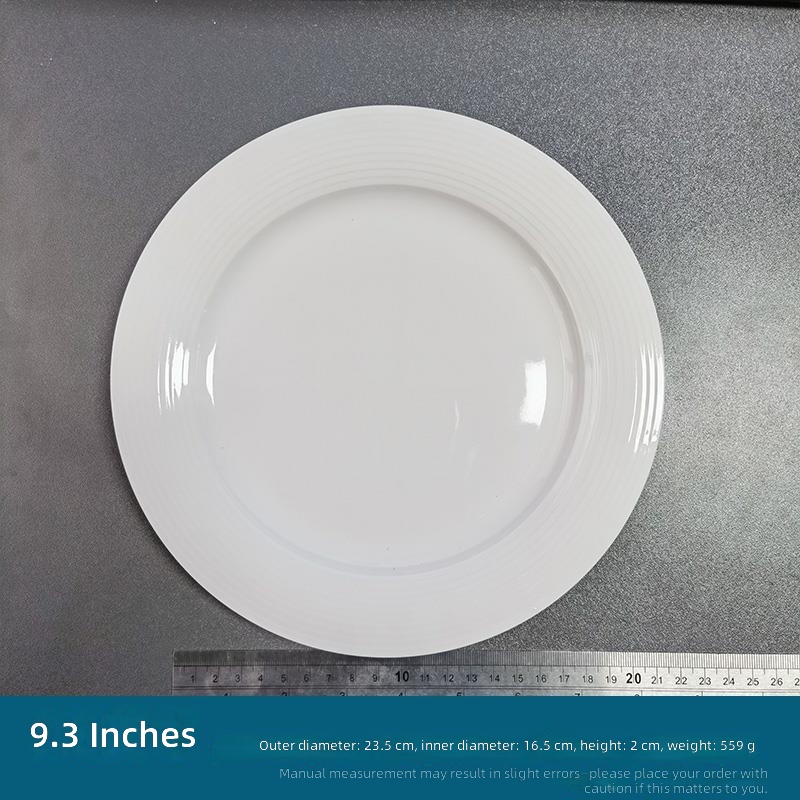 Disco blanco de 9,25 pulgadas