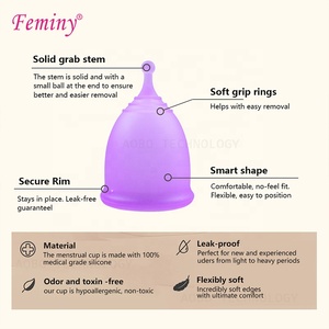 <span class=keywords><strong>Copa</strong></span> <span class=keywords><strong>Menstrual</strong></span> de silicona médica personalizada al por mayor y vidrio esterilizador - Product Image 2