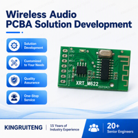 Carte d'amplification audio sans fil mono 3W FR-4 avec PCB en cuivre 1oz XRT-M622 pour projets de haut-parleurs