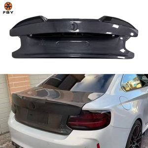 Задняя крышка багажника из карбона в стиле CMP для BMW 2 серии F22 F87 M2 M2C 2014-2022, замена крышки багажника/капота - Product Image 1