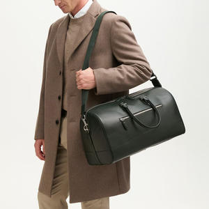 Bolsa de Viaje de Cuero con Logotipo Personalizado NOVOTE, Gran Capacidad de 31.5L, Portátil con Correa para el Hombro, Bolsa de Viaje de Fin de Semana, Bolsa de Gimnasio para Deportes - Product Image 5