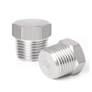 ปลั๊กอุดท่อหกเหลี่ยมภายนอกสแตนเลส 304 ขนาด 1/8" 1/4" 3/8" 1/2" NPT สำหรับแรงดันสูง ป้องกันการรั่วซึม สำหรับดัดแปลงรถยนต์/มอเตอร์ไซค์ - Product Image 2