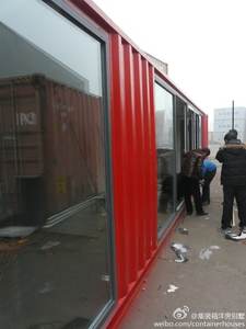 Maison conteneur modulaire <span class=keywords><strong>de</strong></span> 40 pieds en structure acier standard américaine, pour villas, bureaux, hôtels, appartements, toilettes, avec panneaux sandwich - Product Image 3