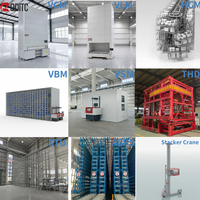 Sistema de Clasificación Vertical Automatizado de Alta Densidad, Equipo Inteligente de Almacenamiento y Carga para Almacenes, Estante Inteligente con Capacidad de Carga de 50 kg para Logística