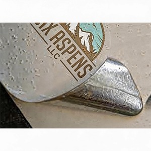 Pegatina de aluminio súper resistente al desgarro, autoadhesiva, personalizada MIDIYA, con acabado mate rugoso, <span class=keywords><strong>para</strong></span> publicidad en suelos. - Product Image 2
