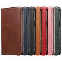 Funda Tipo Cartera de Cuero PU Premium para iPhone 14 - Funda con Soporte para Teléfono, Ranuras para Tarjetas, Cierre Magnético y Protección Contra Impactos