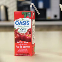 Envase de Cartón Aséptico para Jugo de Frutas, Caja Telescópica de Cartón Laminado y Barnizado Brillante para Café, Vino, Té y Cerveza
