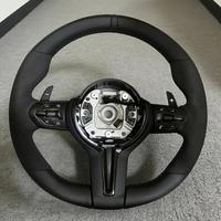 Volant de voiture en cuir suédé pour BMW M3 M5 M6 F10 F15 F12 F16 F20 F25 F26 F30 F31 F32 F35 F36 F80 E70 E71 E90 E91 X5 X3