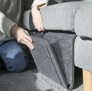 Hot Selling Convenient <b>Bed</b> Sofa Desk Hanging Organizer Felt Bedside Storage <b>Bag</b> with Pockets - Product Image 2