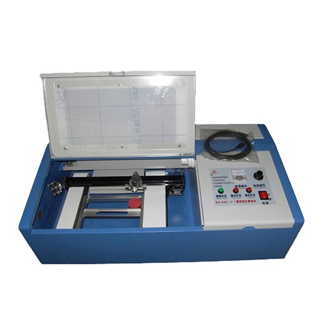 40W Laser Engraving Machine for Rubber Stamp Making Various Materials Wood Stone Paper MDF Crystal-Supports LAS DST DXF Graphic