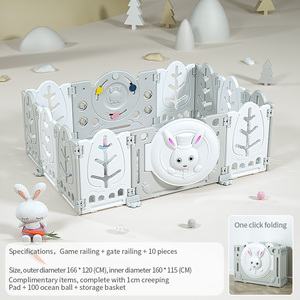 Aire <span class=keywords><strong>de</strong></span> <span class=keywords><strong>jeux</strong></span> pour enfants jouet parc intérieur en plastique clôture pliante cour <span class=keywords><strong>de</strong></span> jeu extérieure clôture <span class=keywords><strong>de</strong></span> sécurité pour bébés et tout-petits - Product Image 2