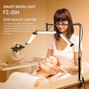 Yidoblo FZ-20H 20W Foldable Beauty Lamp Led Video Light Half Moon Ring Light Live Streaming Fill Light with Desktop Stand