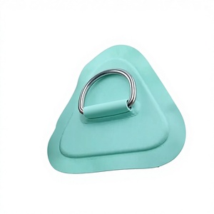 Anneaux en D multifonctionnels en acier inoxydable robuste avec patch PVC pour accessoires de jeux gonflables – Vente en gros - Product Image 1