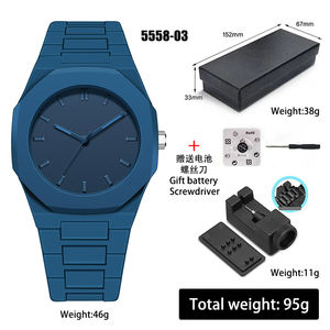 นาฬิกาข้อมือผู้ชายรุ่นใหม่ปี 2025 คุณภาพสูง ดีไซน์บางเฉียบ สีดำ แฟชั่นแบบอารบิก MOQ ต่ำ พร้อมส่ง - Product Image 3