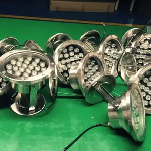 <span class=keywords><strong>Luces</strong></span> <span class=keywords><strong>LED</strong></span> subacuáticas para piscina, fuente de luz RGB, RGBW, DMX, resistente al agua, sumergible, 12V, IP68 - Product Image 1