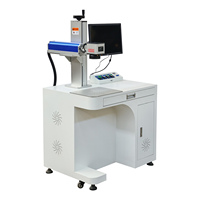 Machine de marquage laser UV 3W 5W 10W 355nm, graveur laser UV de bureau pour le marquage de logos sur plastique, verre, PCB, électronique