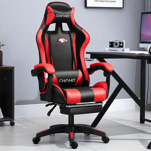 Vente en gros de chaise pivotante de jeu inclinable ergonomique de luxe <span class=keywords><strong>repose</strong></span>-pieds pivotant moderne avec logo personnalisé pour les joueurs sur ordinateur <span class=keywords><strong>bureau</strong></span> à domicile - Product Image 4