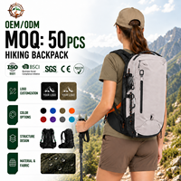 Sac à dos de randonnée en nylon léger 16L personnalisé, imperméable et réglable pour l'extérieur – Vente en gros