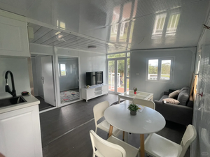 豪華なモバイル小型ホーム20ft 40ftプレハブヴィラ小型拡張可能なスチール製コンテナハウス2 3 4ベッドルームホテル用 - Product Image 6