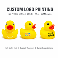 Jouet de bain en forme de canard en caoutchouc, pulvérisateur d'eau, jouet flottant en PVC souple, canard jaune, jouets de bain pour bébés, enfants, tout-petits