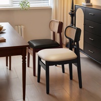 Chaise de salle à manger convertible moderne en bois massif, mobilier écologique pour la maison, idéale pour les tables de salle à manger et les restaurants