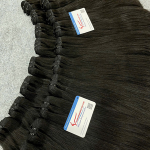 Extensiones de Cabello Humano 100% Natural de Vietnam, Cabello Liso en Trama, Paquete de Cabello de Alta Calidad, Estilo Encaje, Precio de Fábrica al por Mayor - Product Image 4