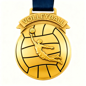 Logotipo <span class=keywords><strong>de</strong></span> diseño <span class=keywords><strong>de</strong></span> aleación <span class=keywords><strong>de</strong></span> zinc personalizado, Medalla deportiva <span class=keywords><strong>de</strong></span> <span class=keywords><strong>voleibol</strong></span> <span class=keywords><strong>de</strong></span> superficie pulida, medalla <span class=keywords><strong>de</strong></span> carrera <span class=keywords><strong>de</strong></span> <span class=keywords><strong>voleibol</strong></span> chapada en plata <span class=keywords><strong>de</strong></span> cobre dorado a granel - Product Image 2