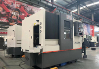 Tour CNC à banc incliné TCK50A, machine de tournage de métaux à guidage linéaire TCK50AY, centre de tournage CNC avec outils motorisés pour usinage de haute précision