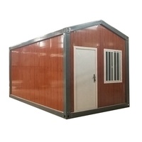 Maison modulaire préfabriquée détachable pour camp de mine, toit en pignon avec excellente drainage, isolation thermique et préservation de la chaleur