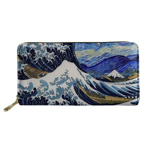 <span class=keywords><strong>Portafoglio</strong></span> personalizzato da <span class=keywords><strong>donna</strong></span> porta carte con cerniera stampa digitale borse di lusso onde <span class=keywords><strong>blu</strong></span> <span class=keywords><strong>portafoglio</strong></span> in vera pelle per uomo - Product Image 2