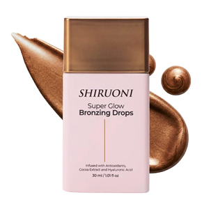 Sérum illuminateur bronzant naturel au thé blanc, effet soleil, pour un éclat de <span class=keywords><strong>peau</strong></span>, gouttes bronzantes scintillantes, vente en gros - Product Image 2