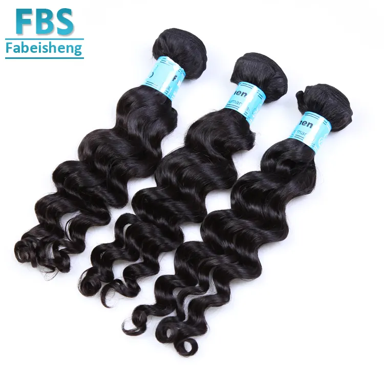 2019 FBS raw 100% unprocessed raw virgin indian Loose wave human hair weave with cheaper factory wholesale price