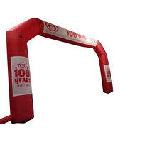 Arches gonflables géantes pour événements extérieurs de marque, souffleur inclus, bannières publicitaires pop-up pour exposition