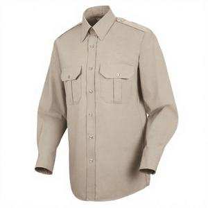 Chemises de sécurité pour hommes, manches longues, été, marque privée, polyester/coton, uniforme personnalisé, polo de sécurité - Product Image 2